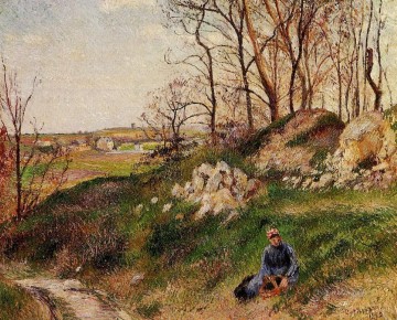 las canteras de chou pontoise 1882 Camille Pissarro Pinturas al óleo